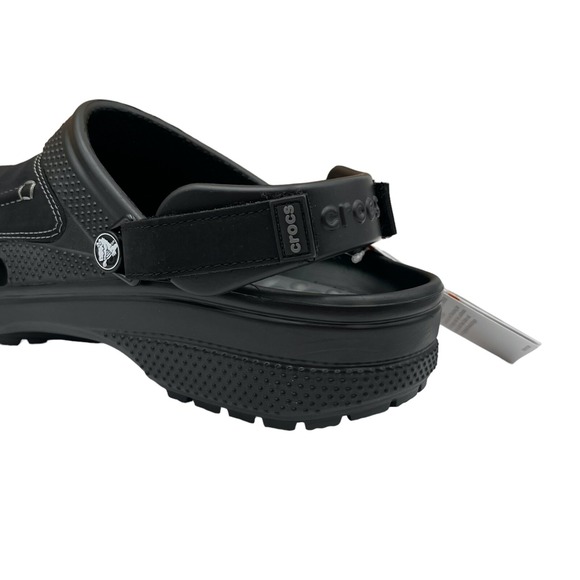 Crocs Men\'s Yukon Vista ll LiteRite Slip-on Clogs Size 11‎ Black Faux Leather main image 16